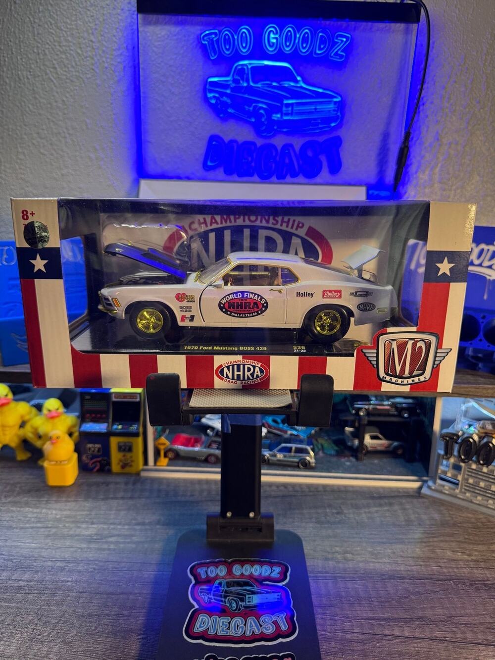 M2 Machines 1/24 CHASE NHRA 1970 Ford Mustang Boss 429